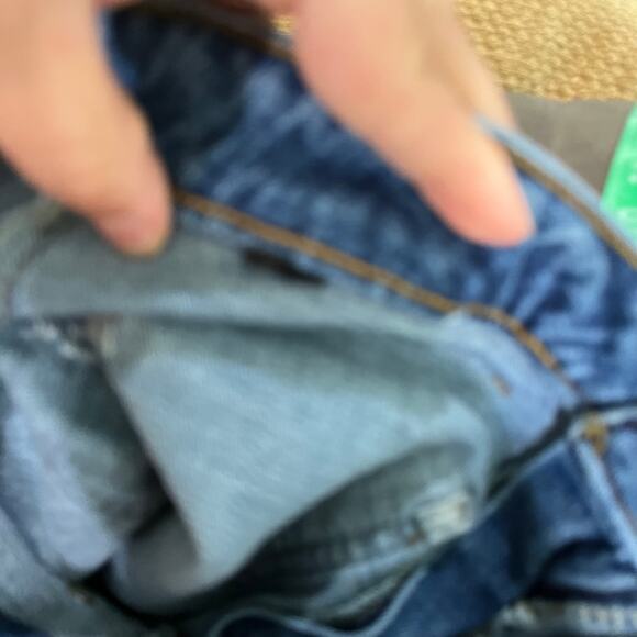 Zara Sailor Front Pocket Cropped Boot Cut Jeans Size 6 - Picture 5 of 6